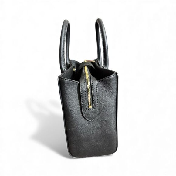 Michael Kors Black Serafino Leather Tote Bag / NWOT - Picture 6 of 7